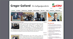Desktop Screenshot of gregor-golland.de