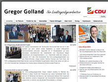 Tablet Screenshot of gregor-golland.de